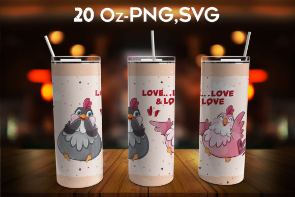 20oz Skinny Love Tumbler Wrap: Graphics and Print Templates