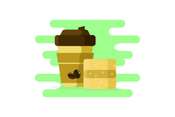 Coffee Cup Morning Cute Clipart: Graphics & Icons for Creative Design