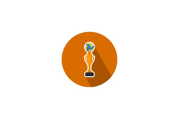 Cup Volleyball Sport Icon Background Graphics