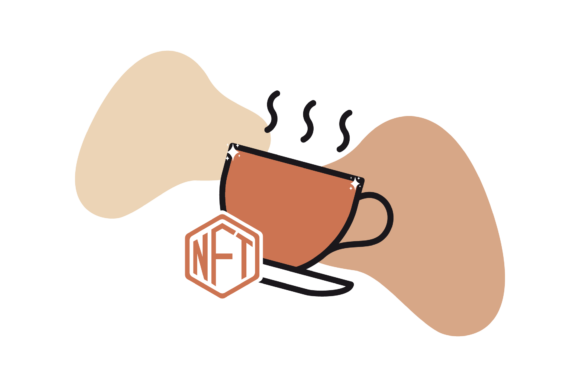 Drink NFT Espresso Cup Icon Graphics