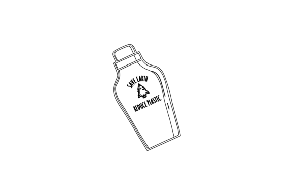 Tumbler Container Outline Graphics & Icons