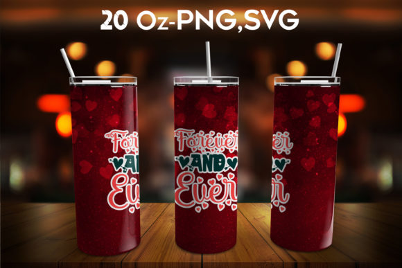 Valentine Tumbler Wrap Graphics and Print Templates